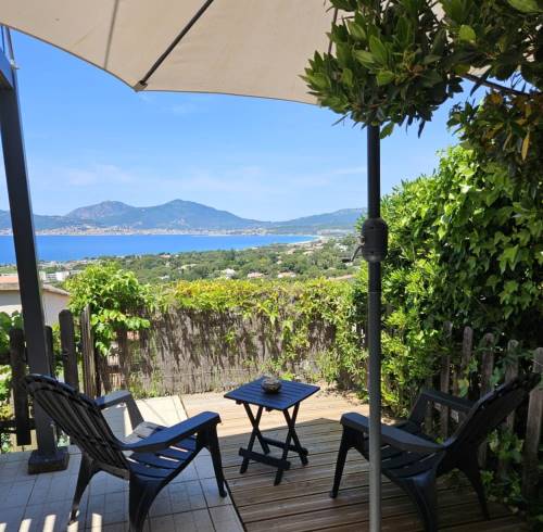 la vue sur le golfe d Ajaccio